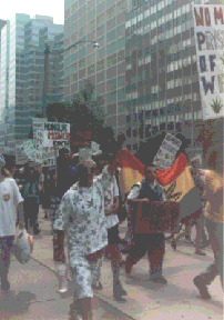 march to city hall in Toronto - prez. Iorfida